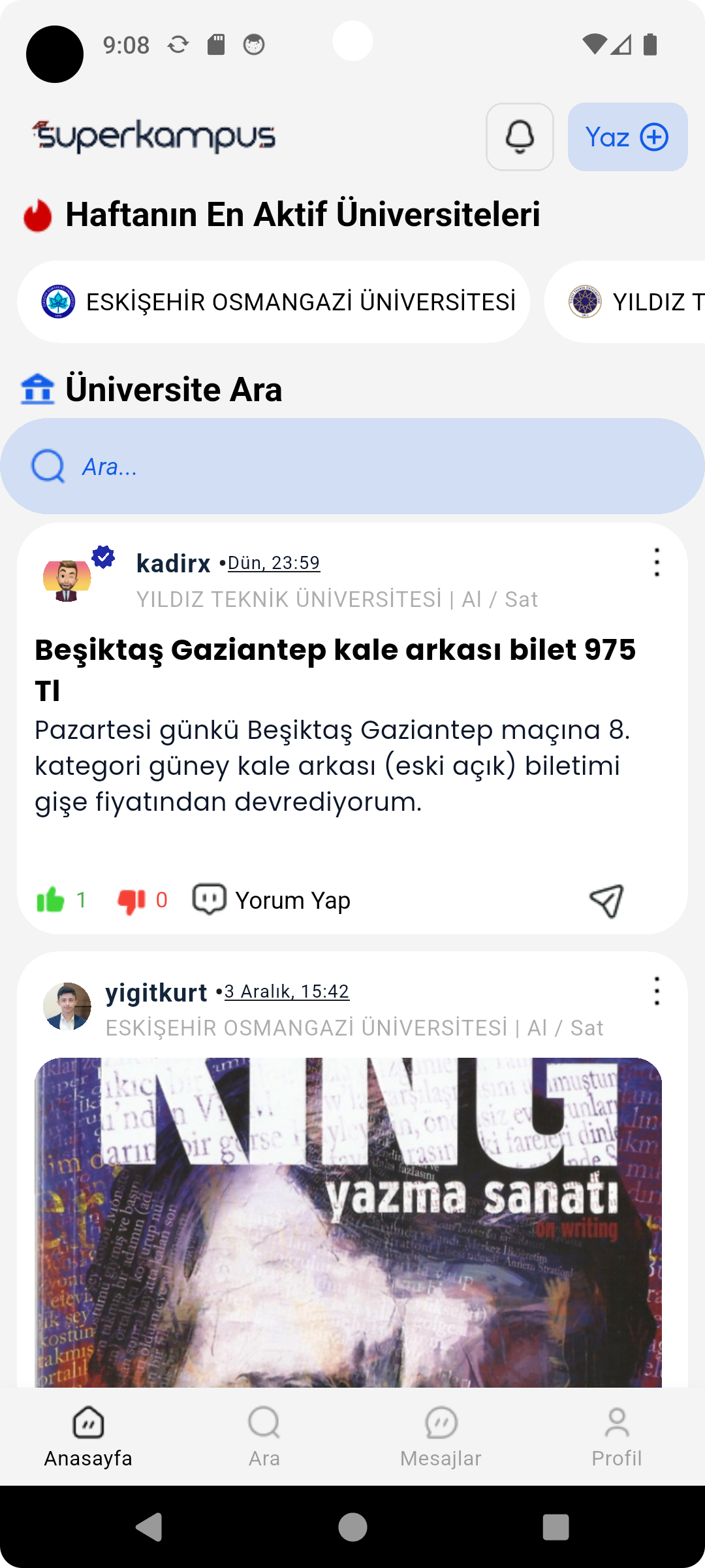 SuperKampus - Özellik 1